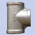 Stainless Steel A351 CF8/CF8M Fittings Tee 1