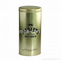 Gold color Wine Tin Box Wine Package Container