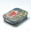 Empty Small Metal Food Package Slid Tin Box 4