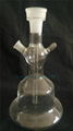 transparent glass bottle of shisha hookah 1