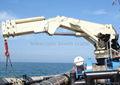 Smooth rotation and low energy consumption telescopic boom crane