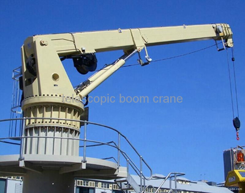 Smooth rotation and low energy consumption telescopic boom crane 2