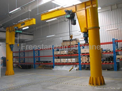 High efficiency and low energy consumption freestanding jib crane