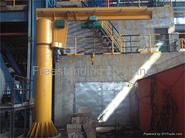 High efficiency and low energy consumption freestanding jib crane 4