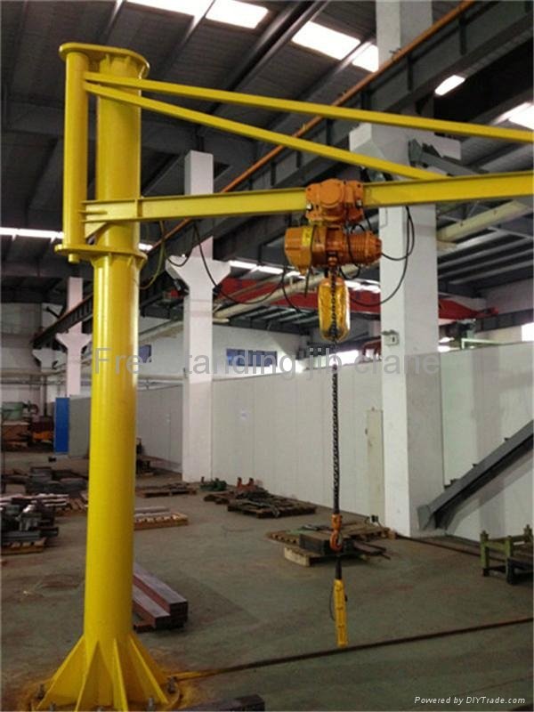 High efficiency and low energy consumption freestanding jib crane 5