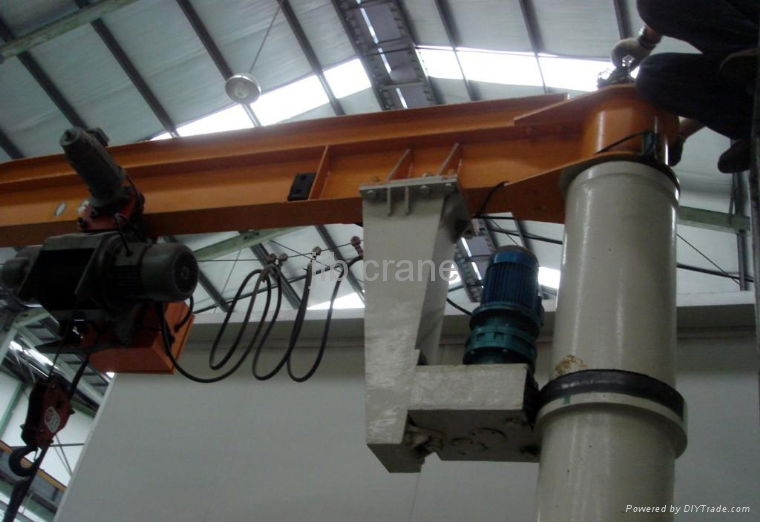 Less maintenance and simple structure wall column mounted jib crane 3