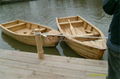 欧式手划木船