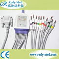 Nihon Kohden 10lead/12leads EKG cable leadwires