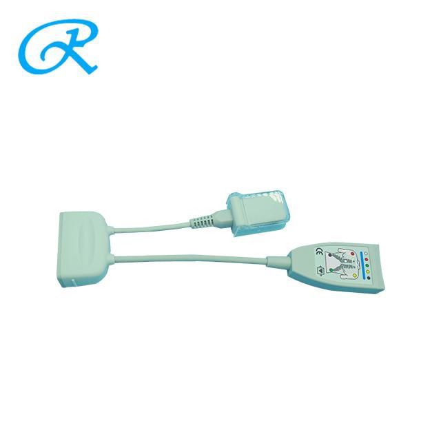 New Product 989803172211 Philips MX40 Adaptor Cable Bedside/Tele ECG+SpO2 4