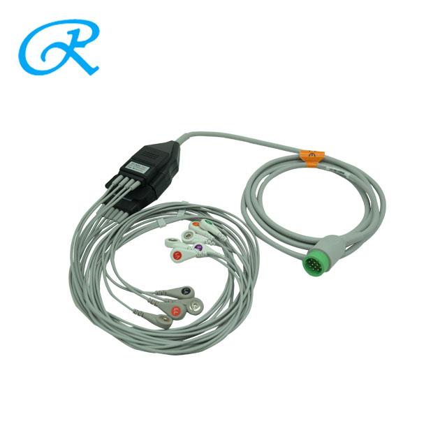 Physio-Control 11110-000102 6 LEAD SNAP ECG LEADWIRES 2