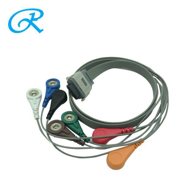 BI MINI Holter 7lead/10lead ECG BI9800/ BI9000 holter cable