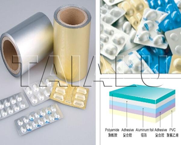 Printed Alu Alu Foil Roll Cold Forming Aluminum Foil Pharmaceutical Blister Pack