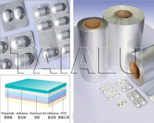 Printed Alu Alu Foil Roll Cold Forming Aluminum Foil Pharmaceutical Blister Pack 5