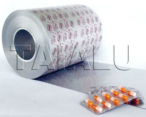 medicinal pharmaceutical packing aluminum blister foil PTP with ISO9001 SGS 2