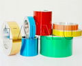 Colored Lacquered Coated Aluminum Foil Strip pilfer proof cap vial seals