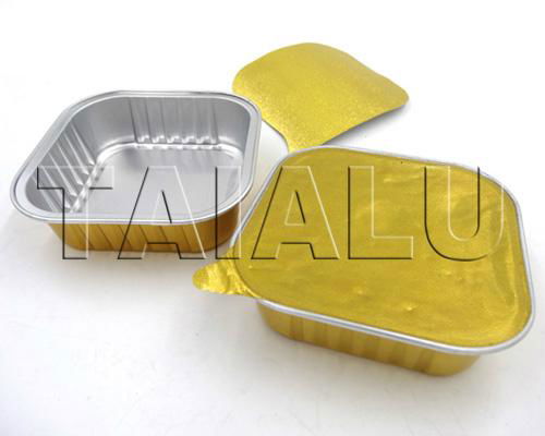 packing lacquer aluminum foil for pet containers with ISO9001 FDA 4