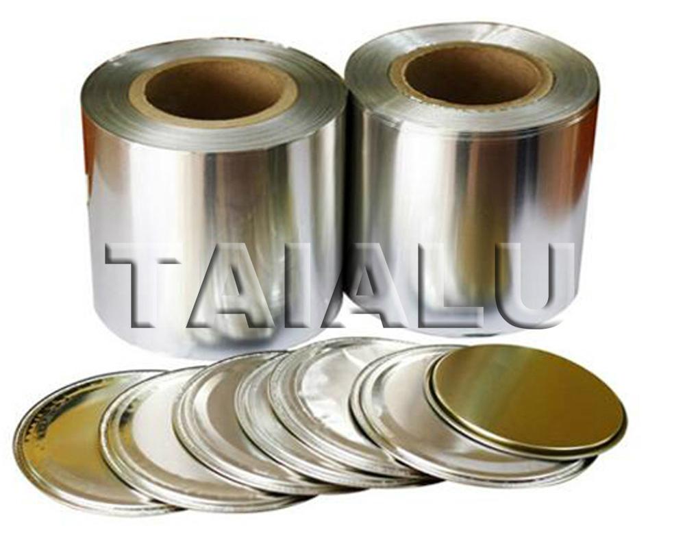 8011 heat seal aluminium foil for milk can lid 3