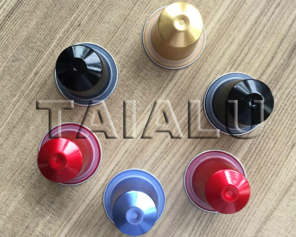 Aluminum Foil Coffee Capsule With Aluminum Foil Lid TAI027 TAIALU