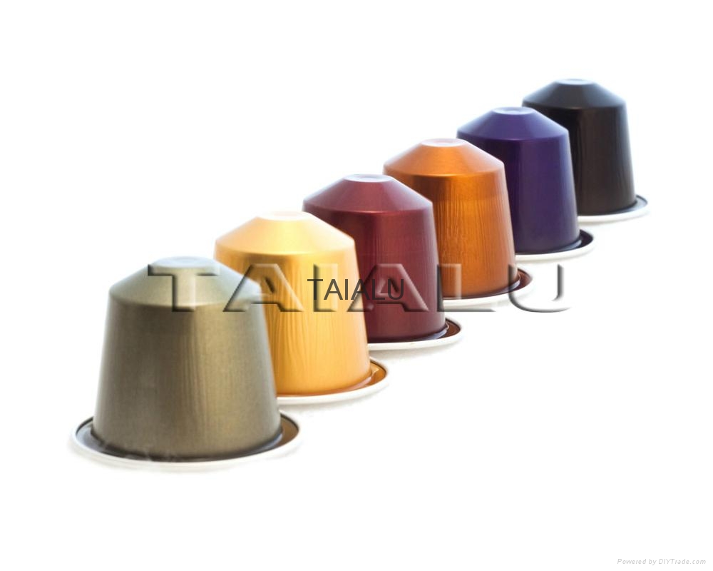 Aluminum Foil Coffee Capsule With Aluminum Foil Lid TAI027 TAIALU