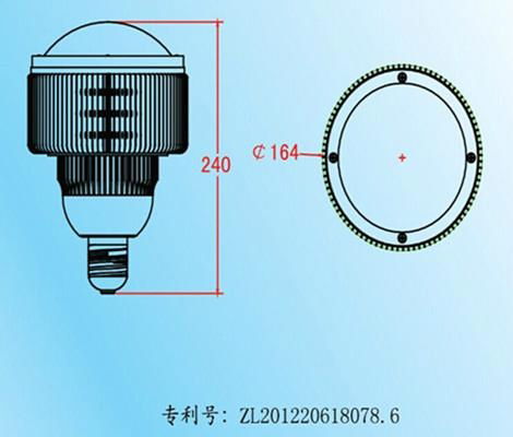 LED工矿灯 E40 150W LED室内照明 3