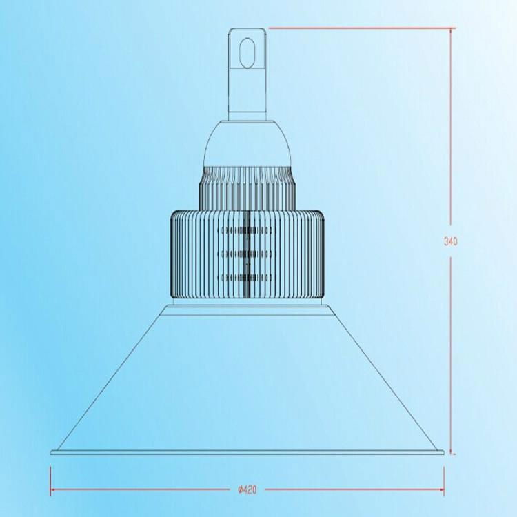 LED工矿灯 E40 150W LED室内照明 4