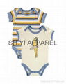 Lovely 2 pcs Newborn baby bodysuit