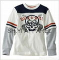 Fashion boy long sleev shirt