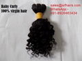 7A baby curly machine weft 1