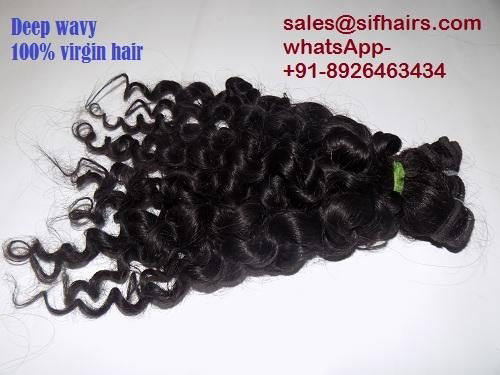 7A baby curly machine weft 2
