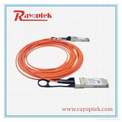 Telecom Networking AOC 40G QSFP+ Active Optic Cable