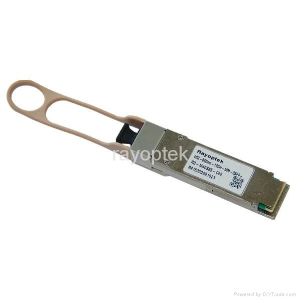 Support Infiniband 40GBase-SR4 100M MPO QSFP Optic Transceiver 4