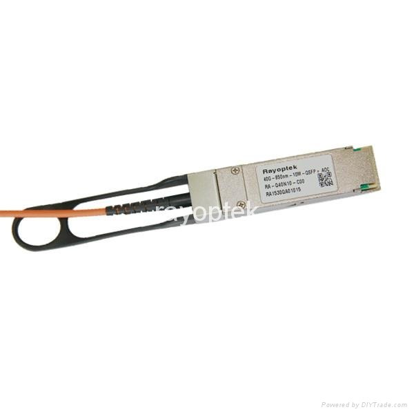 Telecom Networking AOC 40G QSFP+ Active Optic Cable 2