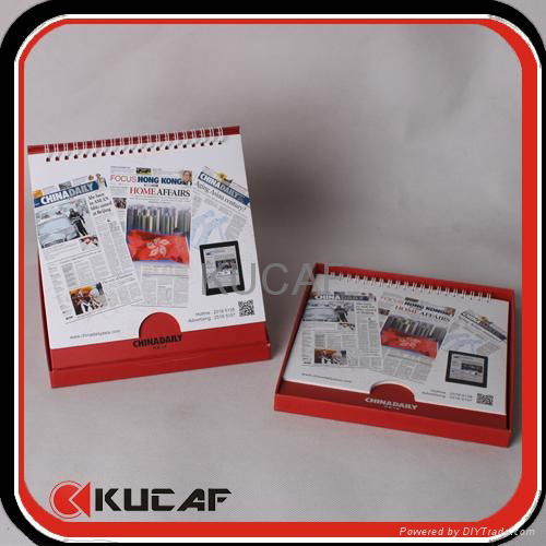 Custom 4C Offset Printing Promotion Desk Calendar 5