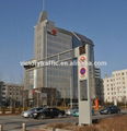 Solar LED traffic signal light 2