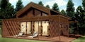 environmental holiday cabin wooden villa