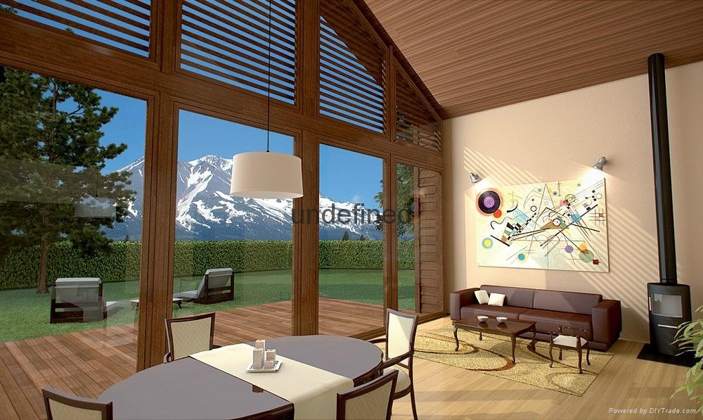 environmental holiday cabin wooden villa 2