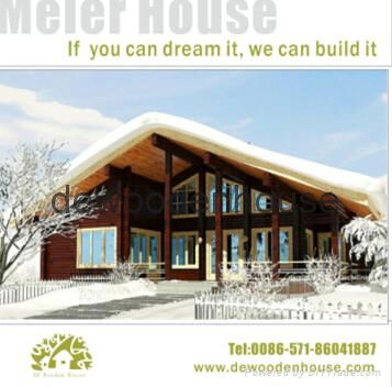 fashion wooden house wooden villa manufacture