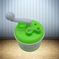 Hand-Operated Vegetable Chopper Food Processor Shredder Meat Grinder Mincer