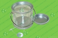 Clear plastic bucket with handle plastic candy tube  3