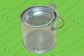Clear plastic bucket with handle plastic candy tube  2