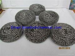 Kitchen scubber ,stainless steel wool ,stainless steel flat scourer