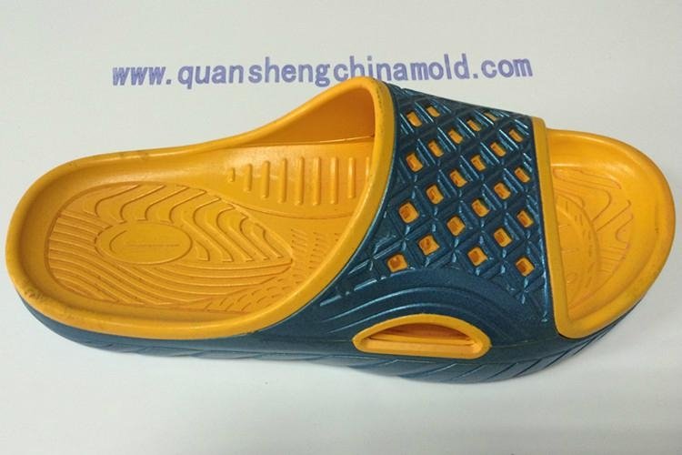 EVA two colors slipper moulds from jinjiang quansheng 5
