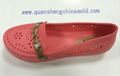 PVC air blowing injection shoe slipper  moulds from jinjiang quansheng 4