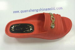 PVC air blowing injection shoe slipper 