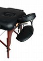 Portable Deluxe Wooden Massage Table with  Colored Leg  2