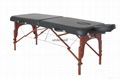 Portable Deluxe Wooden Massage Table with  Colored Leg  1