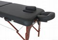 Portable Deluxe Wooden Massage Table with  Colored Leg  4