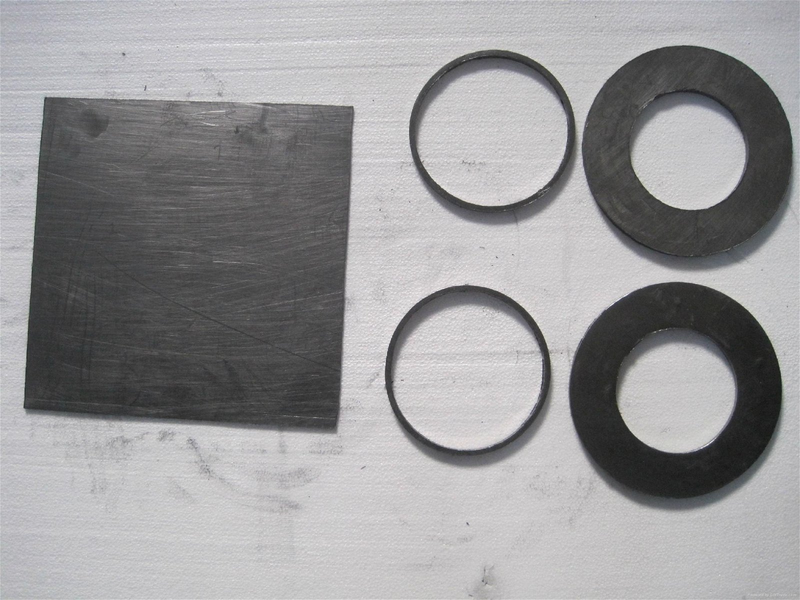 Flexible graphite gaskets graphite rings 5