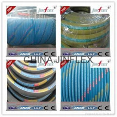 china jinflex  hydraulic hoses  rubber hoses SAE R16 