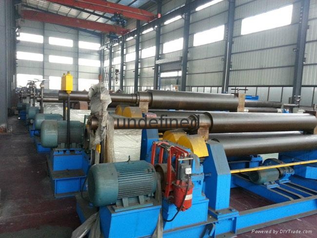 3-roller mechanical plate rolling machine